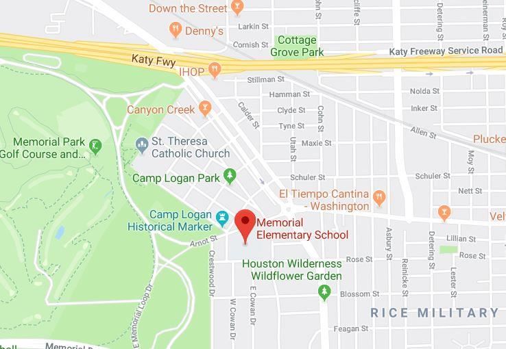 Memorial Elementary Google Map 